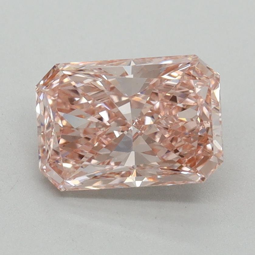 1.51 Ct. Fancy Vivid Pink Radiant Lab Grown Diamond