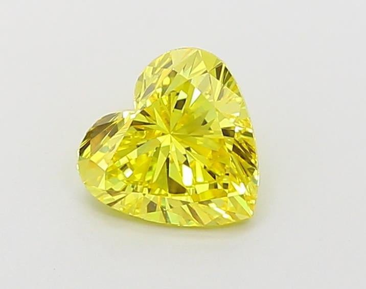 1.05 Ct. Fancy Vivid  Yellow Heart Lab Grown Diamond