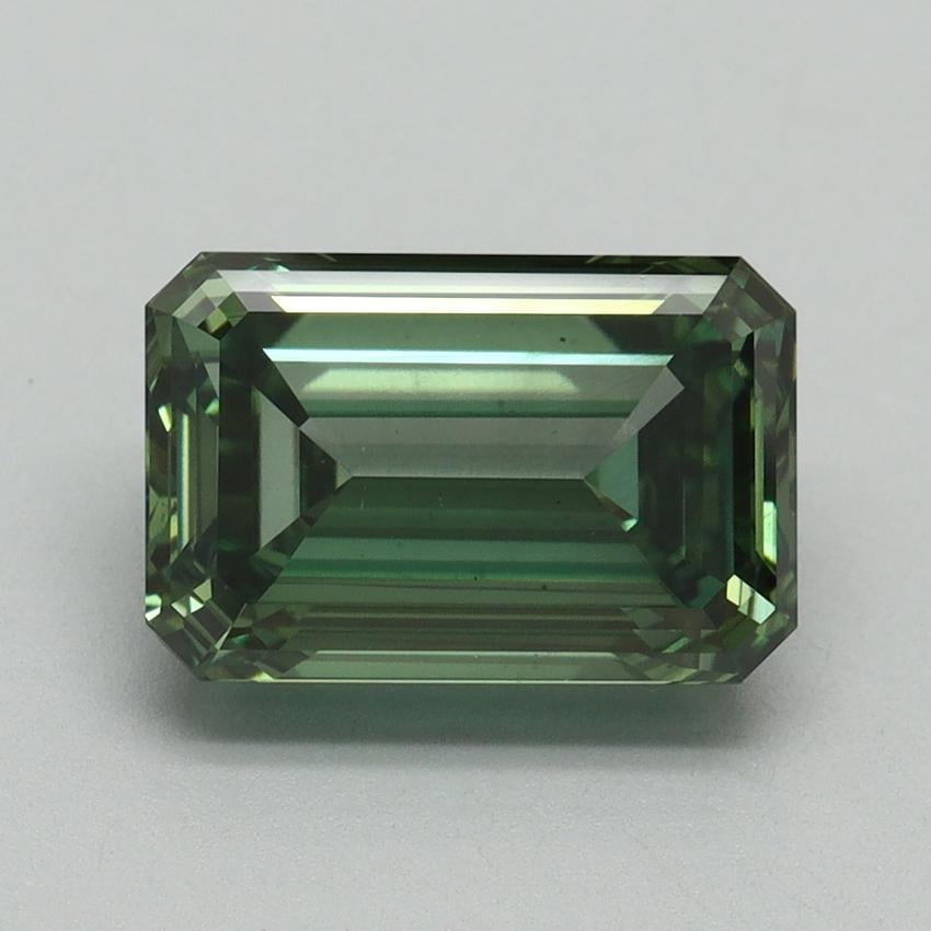 3.50 Ct. Fancy Vivid Green Emerald Lab Grown Diamond