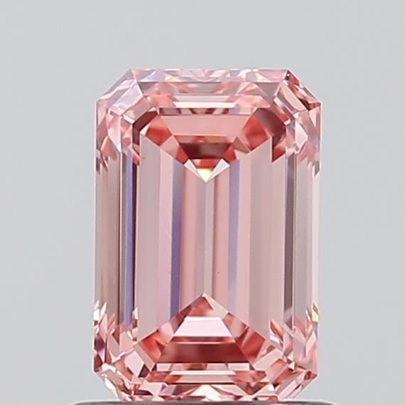 0.93 Ct. Fancy Vivid  Pink Emerald Lab Grown Diamond