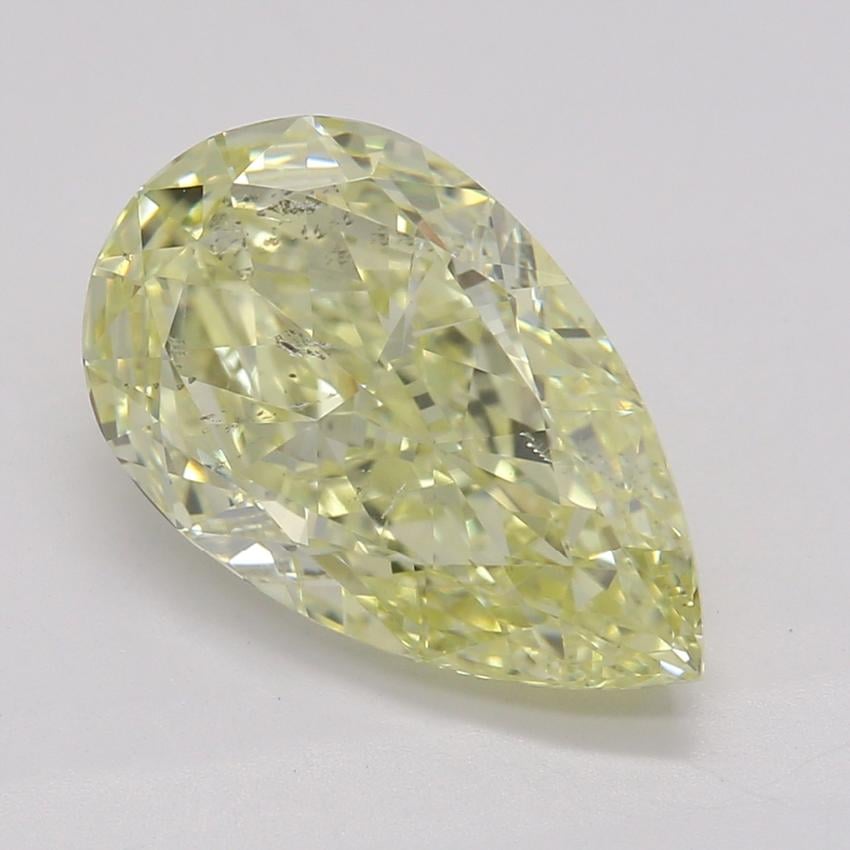 2.01 Ct. Fancy Yellow Pear Diamond