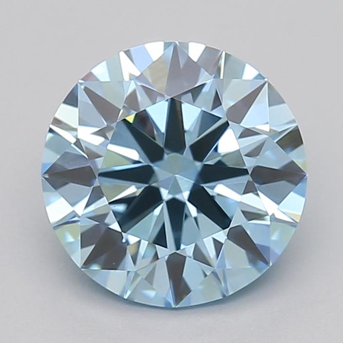 1.50 Ct. Fancy Vivid  Blue Round Lab Grown Diamond