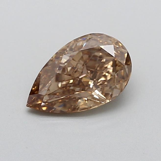 1.14 Ct. Light  Brown Pear Lab Grown Diamond