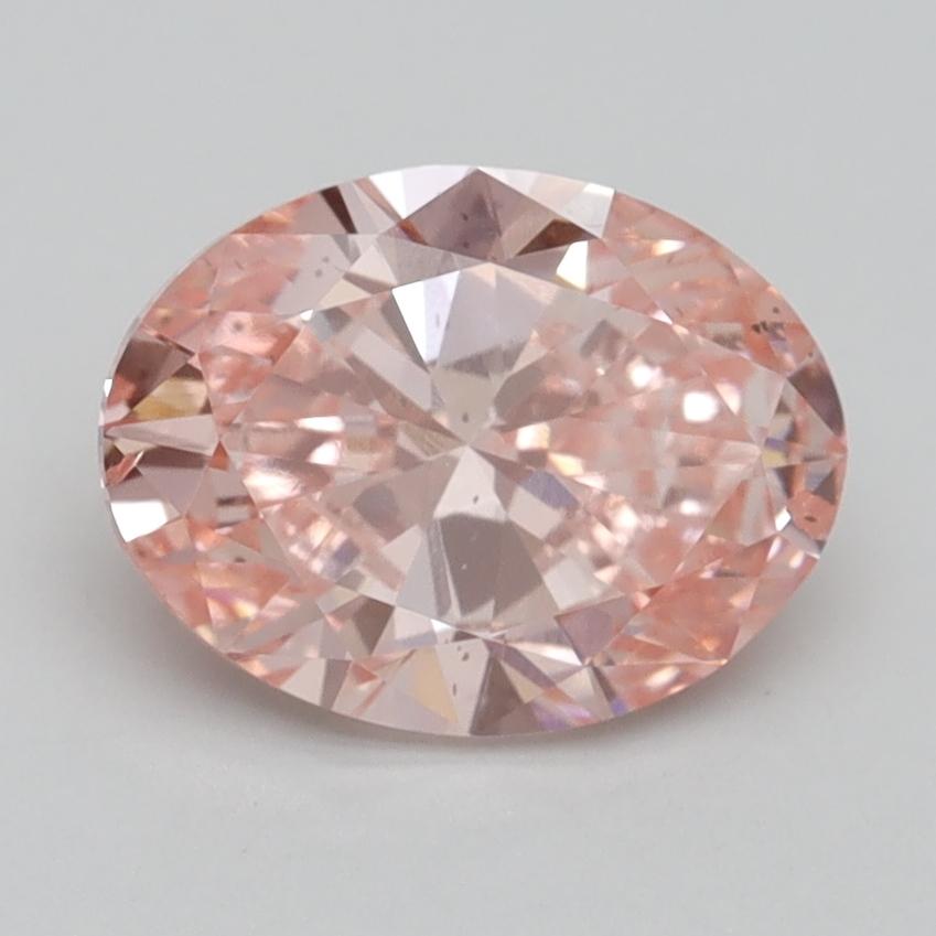 1.80 Ct. Fancy Vivid Pink Oval Lab Grown Diamond