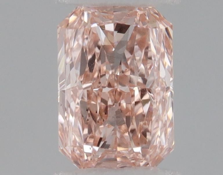 0.29 Ct. Fancy Intense Pink Radiant Lab Grown Diamond