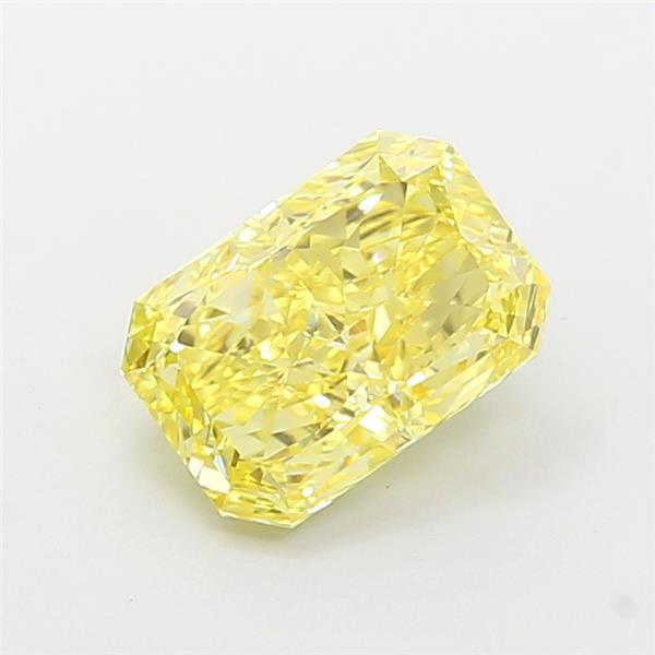 2.04 Ct. Fancy Vivid Yellow Radiant Lab Grown Diamond