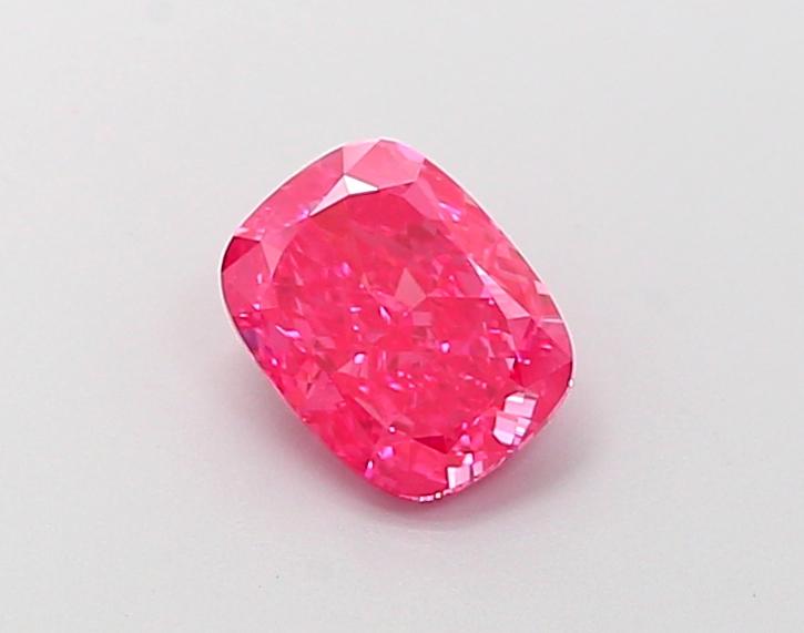 1.08 Ct. Fancy Vivid Pink Cushion Lab Grown Diamond