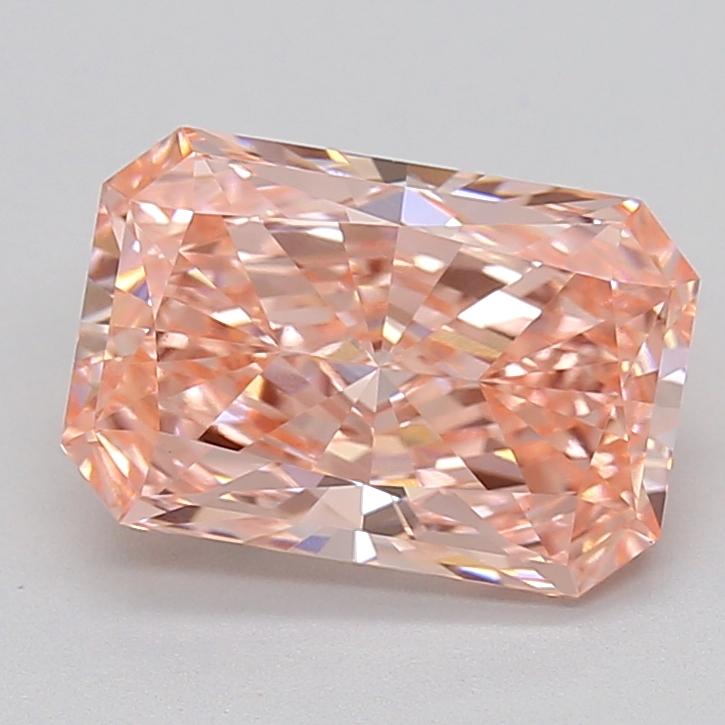 2.78 Ct. Fancy Vivid Pink Radiant Lab Grown Diamond