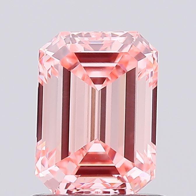 1.01 Ct. Fancy Vivid  Pink Emerald Lab Grown Diamond