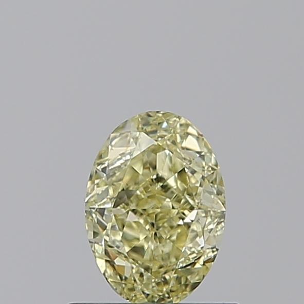 0.80 Ct. Fancy Light Yellow Oval Diamond