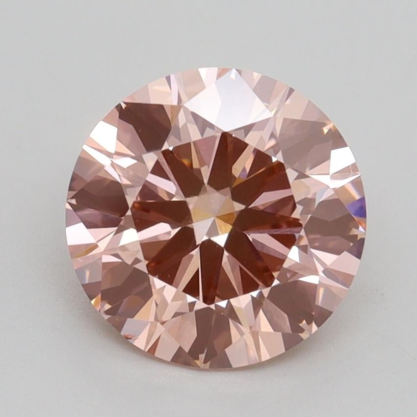 2.12 Ct. Fancy Intense Pink Round Lab Grown Diamond