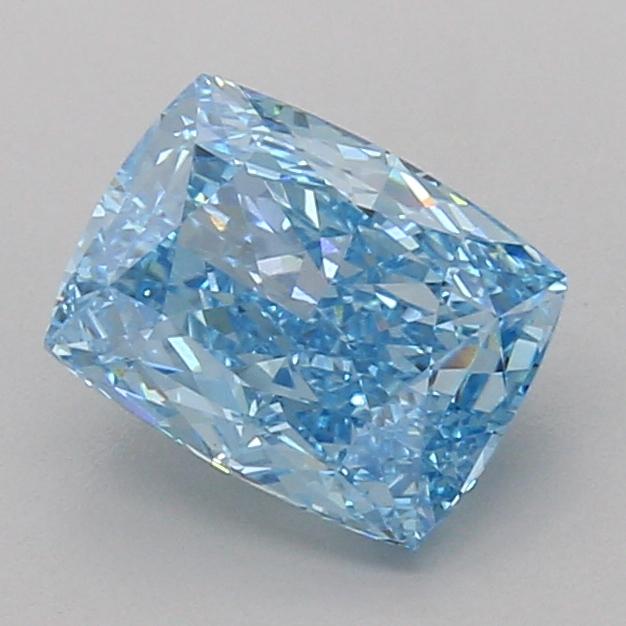 1.94 Ct. Fancy Vivid Blue Cushion Lab Grown Diamond
