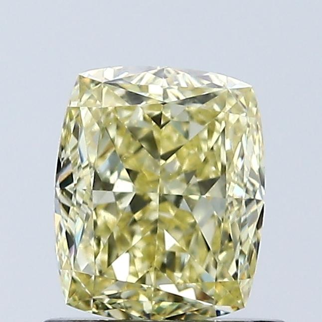 1.04 Ct. Fancy Intense Yellow Cushion Lab Grown Diamond