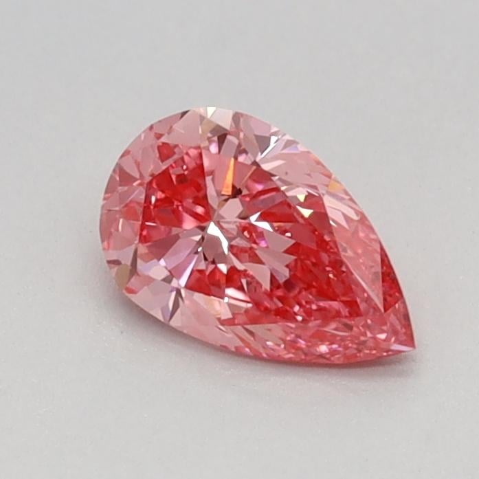 0.37 Ct. Fancy Vivid Pink Pear Lab Grown Diamond
