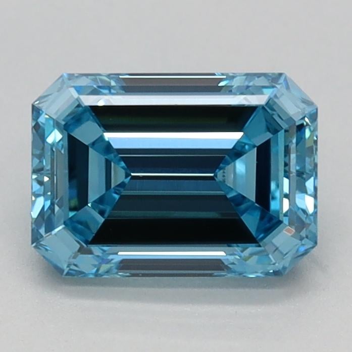 1.04 Ct. Fancy Vivid Blue Emerald Lab Grown Diamond