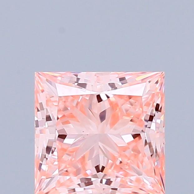 0.84 Ct. Fancy Vivid Pink Princess Lab Grown Diamond