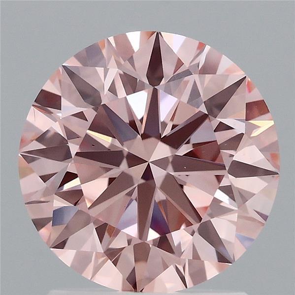 1.79 Ct. Fancy Intense Pink Round Lab Grown Diamond
