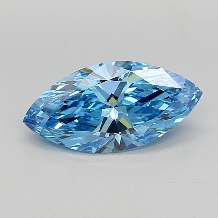 1.85 Ct. Fancy Vivid  Blue Marquise Lab Grown Diamond
