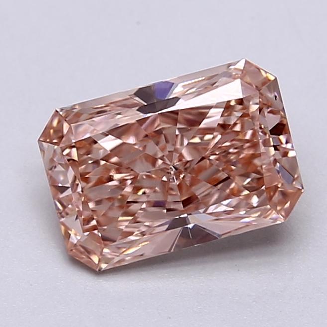 1.51 Ct. Fancy Vivid  Pink Radiant Lab Grown Diamond