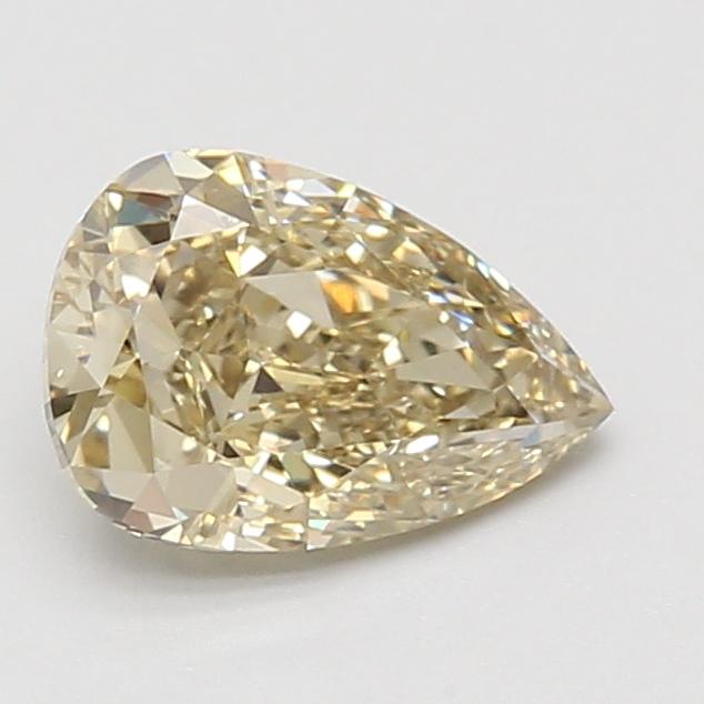 1.53 Ct. Fancy Yellow Pear Lab Grown Diamond