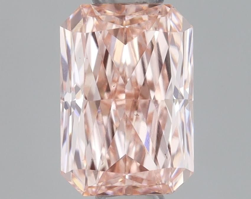 0.55 Ct. Fancy Intense Pink Radiant Lab Grown Diamond
