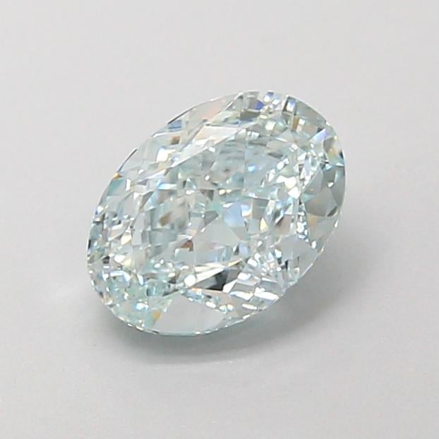 0.84 Ct. Fancy Fancy Green Oval Lab Grown Diamond