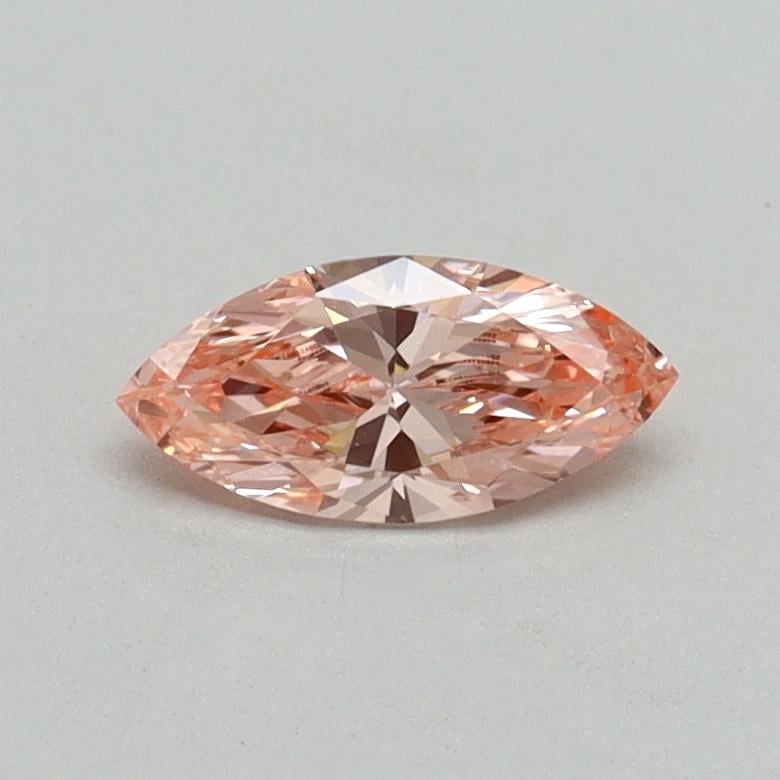 0.34 Ct. Fancy Vivid Pink Marquise Lab Grown Diamond