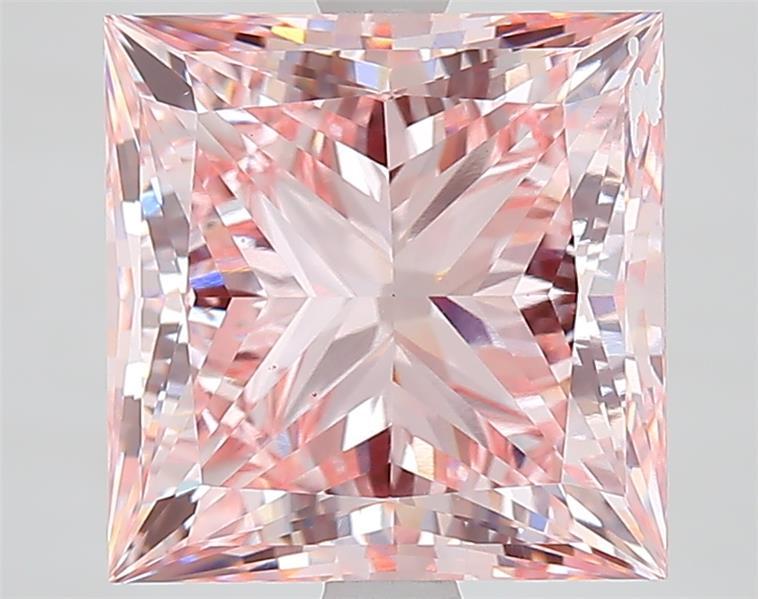 5.03 Ct. Fancy Intense  Pink Princess Lab Grown Diamond