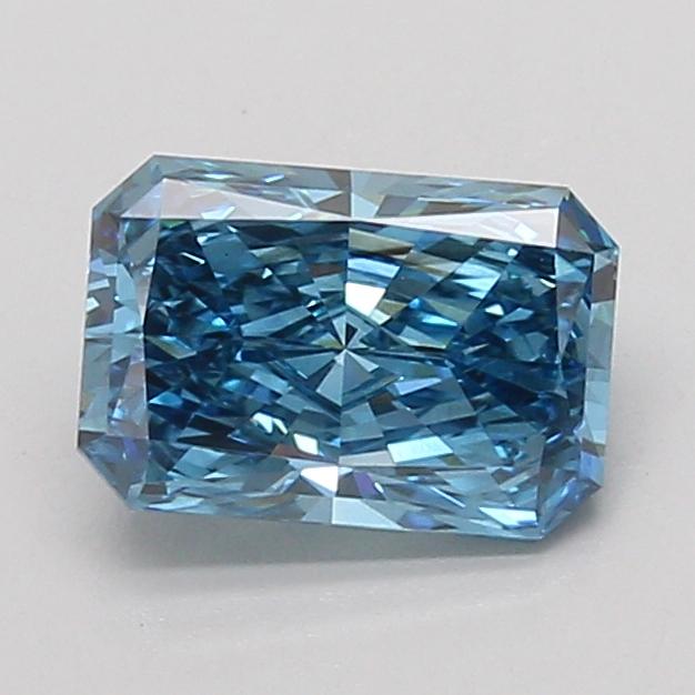 1.56 Ct. Fancy Vivid Blue Radiant Lab Grown Diamond