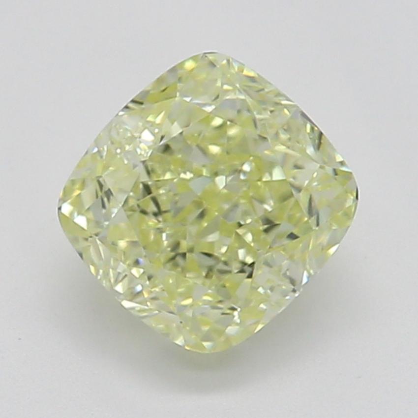 0.6 Ct. Fancy Light Yellow Cushion Diamond