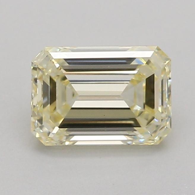 0.53 Ct. Fancy Yellow Emerald Lab Grown Diamond