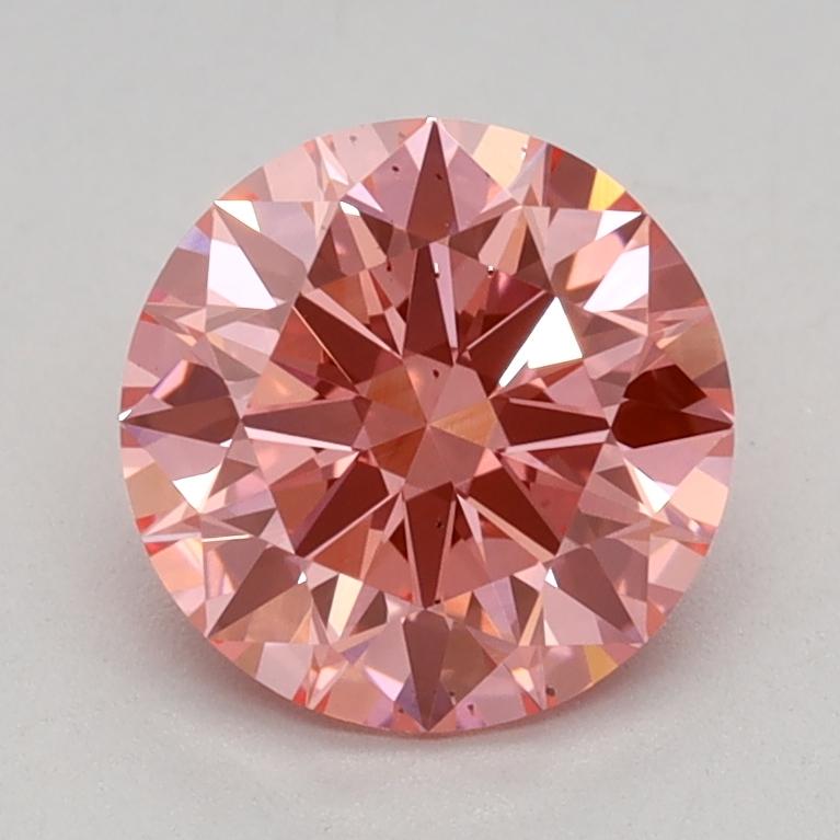 1.09 Ct. Fancy Vivid Pink Round Lab Grown Diamond