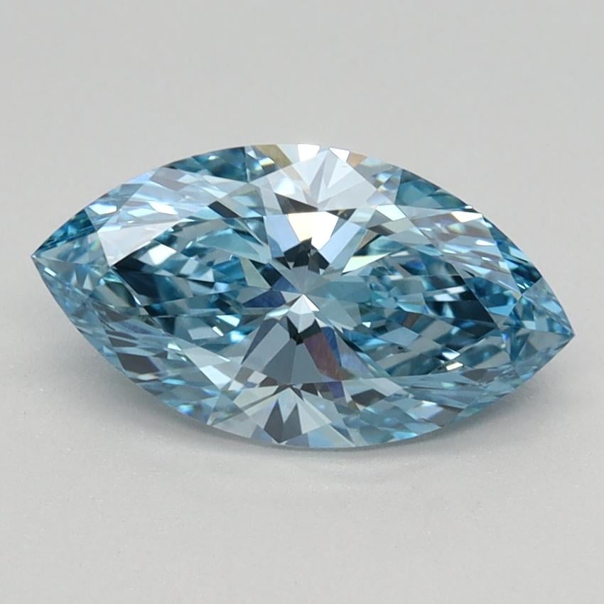 1.19 Ct. Fancy Vivid Blue Marquise Lab Grown Diamond