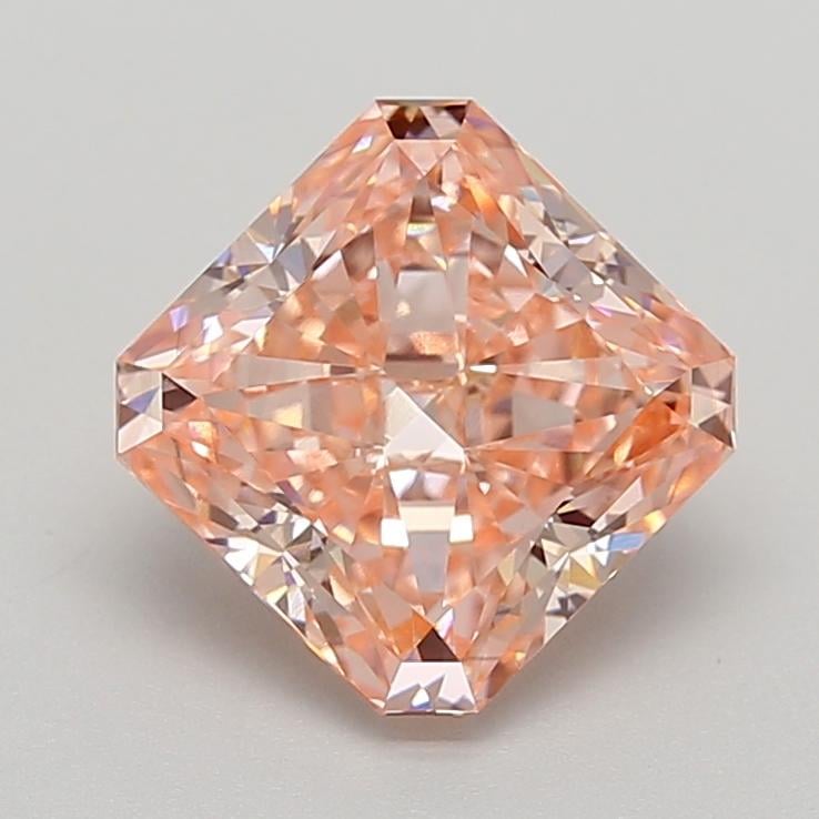 3.50 Ct. Fancy Vivid  Pink Radiant Lab Grown Diamond