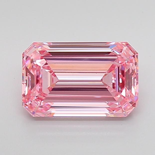 3.00 Ct. Fancy Intense Pink Emerald Lab Grown Diamond