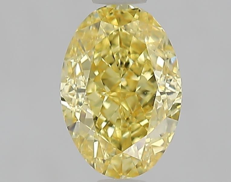 1.59 Ct. Fancy Intense  Yellow Oval Lab Grown Diamond