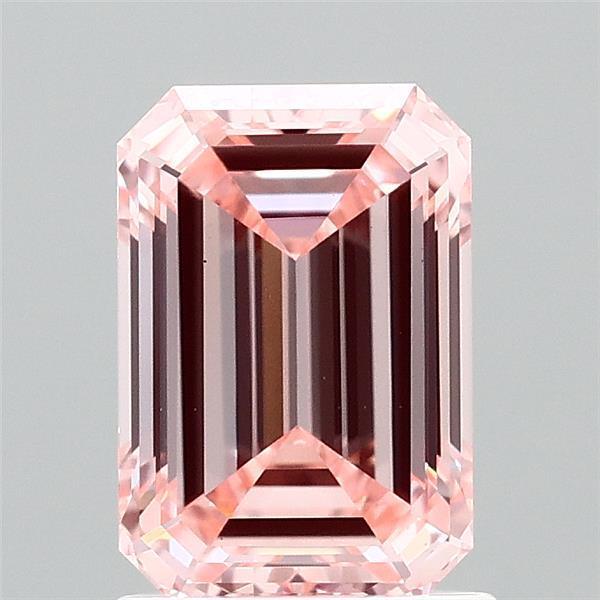 1.52 Ct. Fancy Vivid Pink Emerald Lab Grown Diamond