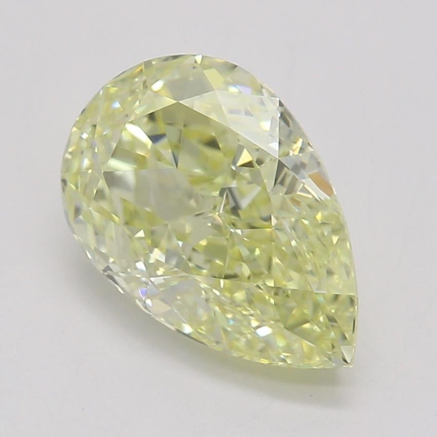 1.23 Ct. Fancy Light Yellow Pear Diamond