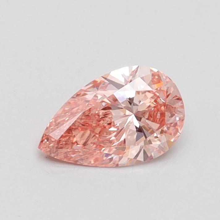 0.42 Ct. Fancy Intense Pink Pear Lab Grown Diamond