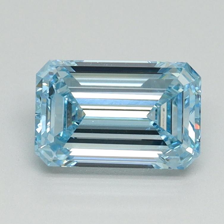 1.16 Ct. Fancy Intense Blue Emerald Lab Grown Diamond