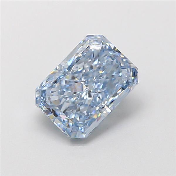 1.12 Ct. Fancy Vivid  Blue Radiant Lab Grown Diamond