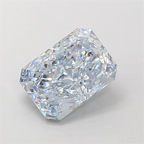 1.24 Ct. Fancy Intense Blue Radiant Lab Grown Diamond