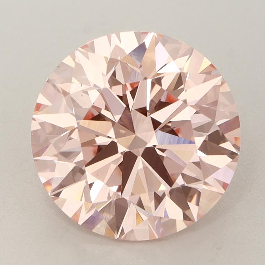 3.52 Ct. Fancy Intense  Pink Round Lab Grown Diamond