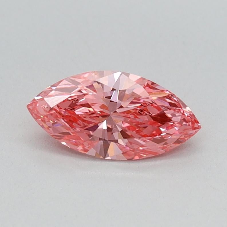 0.40 Ct. Fancy Vivid Pink Marquise Lab Grown Diamond
