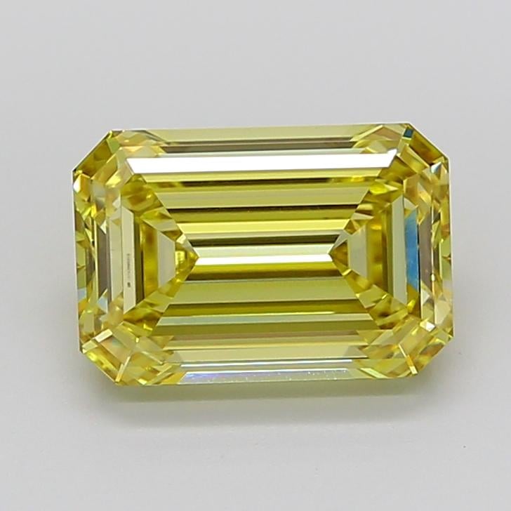 4.86 Ct. Fancy Intense Yellow Emerald Lab Grown Diamond