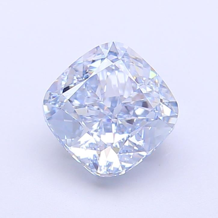 2.03 Ct. Fancy Intense Blue Cushion Lab Grown Diamond