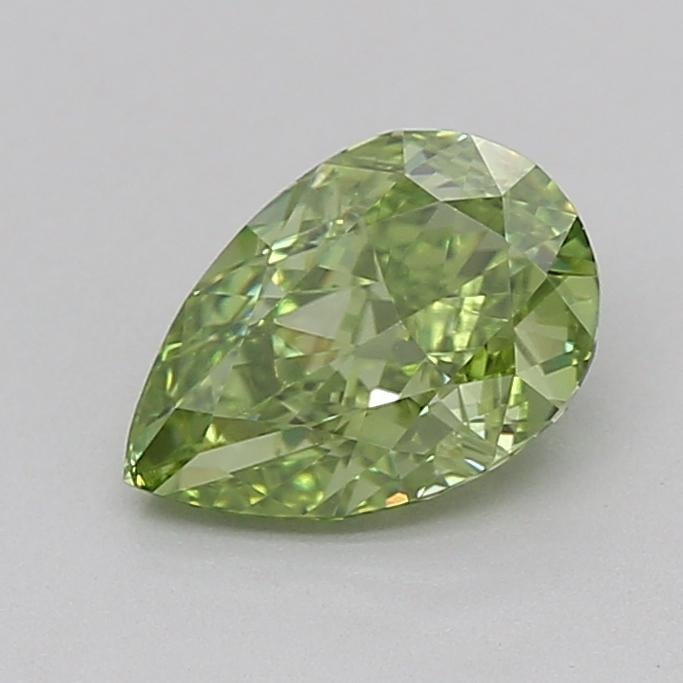 1.03 Ct. Fancy Vivid  Green Pear Lab Grown Diamond