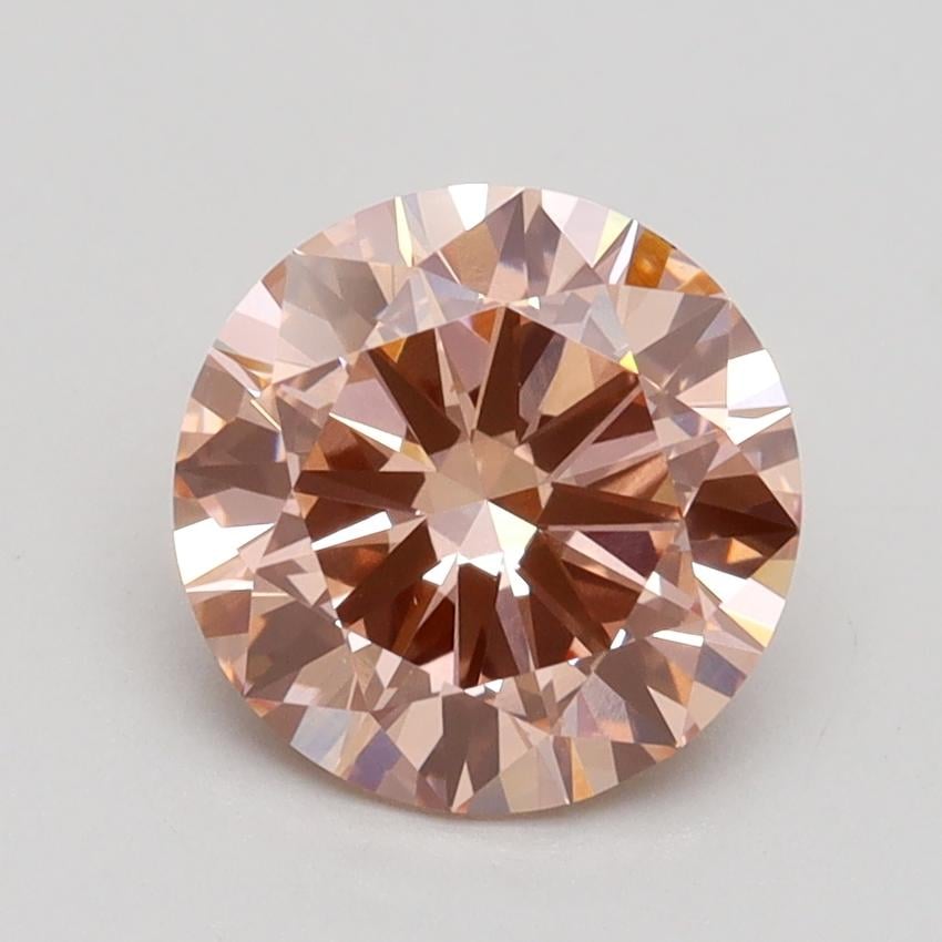 1.80 Ct. Fancy Intense Pink Round Lab Grown Diamond