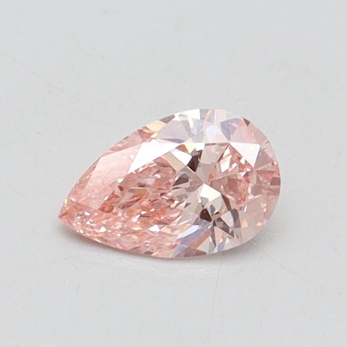 0.33 Ct. Fancy Intense Pink Pear Lab Grown Diamond