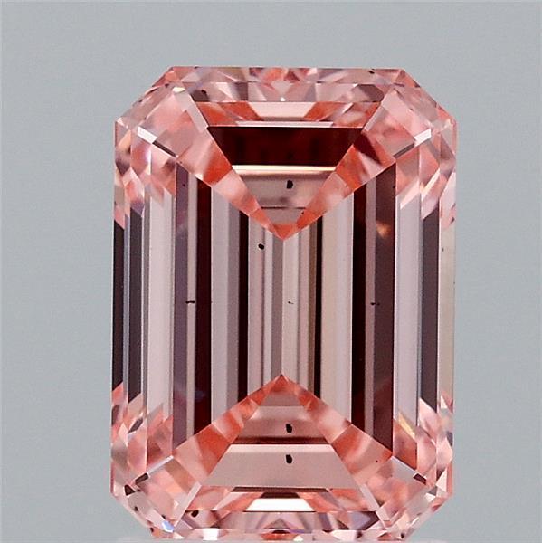 2.09 Ct. Fancy Intense  Pink Emerald Lab Grown Diamond